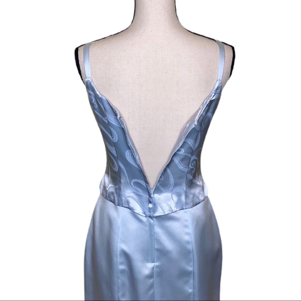 Jessica McClintock Blue Evening/Prom Dress - Picture 4 of 8